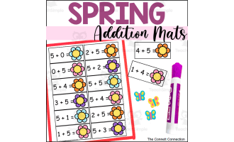 Spring Addition Cards for Sums up to 10