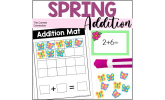 Spring Addition Math Station or Center
