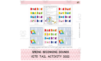 Spring Beginning Sounds Phonics Activity