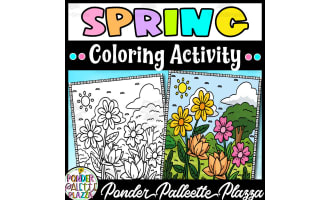 Spring Coloring Activity 6