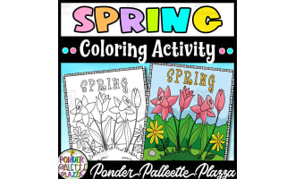 Spring Coloring Activity - S1