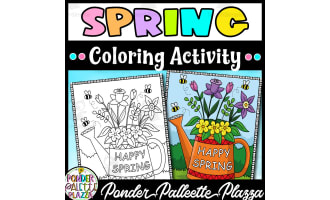 Spring Coloring Activity
