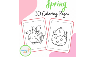Spring Coloring sheets
