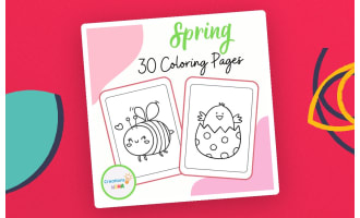 Spring Coloring sheets
