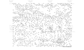 Spring Ducklings Extreme Difficulty Dot-to-Dot / Connect the Dots PDF