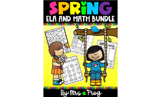 Spring Literacy and Math Activities Bundle