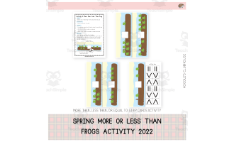 Spring More Than or Less Than Activity