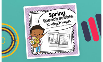 Spring  Speech Bubble Writing Prompts | Creative Writing