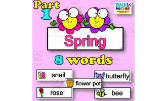 Spring: Vocabulary (word-wall) Part 1