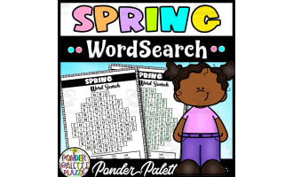 Spring Word Search Puzzles + Solution
