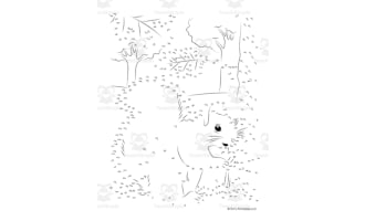 Squirrel Dot-to-Dot / Connect the Dots PDF