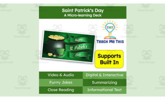 St. Patrick's Day: A Micro-Learning Deck | Reading Activities