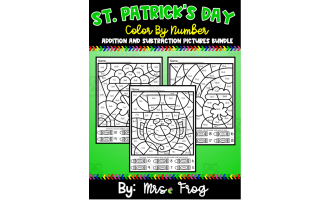 St. Patrick's Day Addition and Subtraction Pictures Bundle