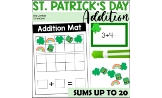 St. Patrick's Day Addition Math Station or Center