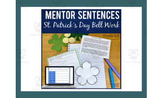 St. Patrick's Day Bell Work + Mentor Sentences