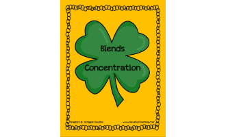 St. Patrick's Day Blends Activity