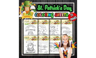 St Patrick's Day Coloring Pages activities for Preschool and Kindergar
