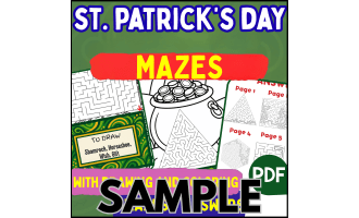 St Patrick's Day Maze: 1 Page Sample (PDF)