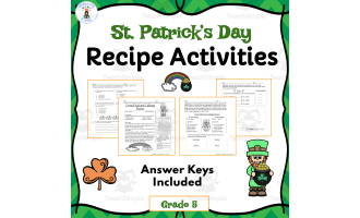 St. Patrick's Day Recipe Activities Packet