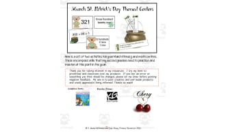 St. Patrick's Day Themed Centers