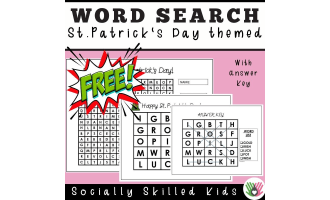 St. Patrick's Day Themed Word Search