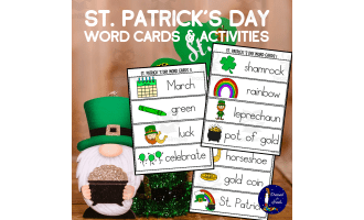 St. Patrick's Day Word Cards & Activities