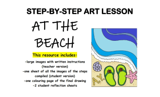 Step-By-Step Art: At the Beach