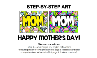 Step-By-Step Art: Mom Art