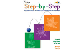 Step-by-Step - Grades 3-4: Year-Round Practice for Following Directions and Promoting Listening Skills