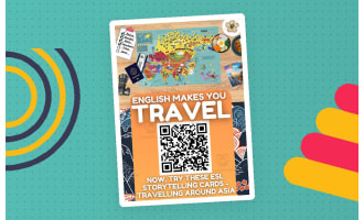 Storytelling Cards game - Travelling around Asia for ESL EFL TESOL