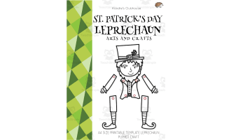 St.Patrick's Day Leprechaun Puppet Arts and Crafts