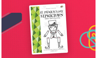 St.Patrick's Day Leprechaun Puppet Arts and Crafts