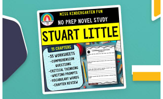 Stuart Little Novel Study Unit - Comprehension Questions, Vocabulary