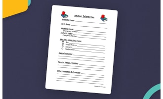 Student Information Sheet