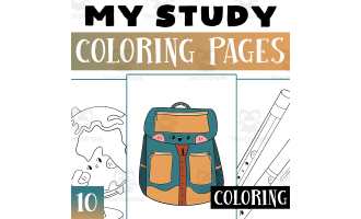 Study Coloring Pages Worksheet Activity for Morning Work