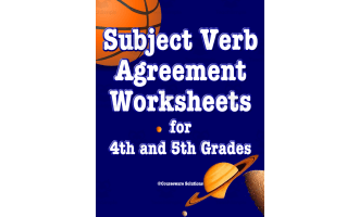 Subject Verb Agreement Intermediate Worksheets for 4th and 5th Grades
