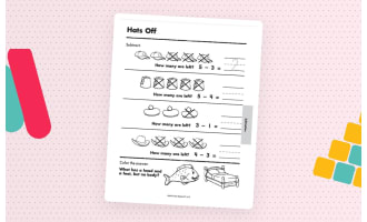 Subtraction Facts 1-18 Printable Workbook