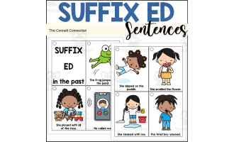 Suffix ED Sentence Reading Rings