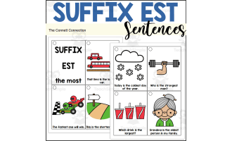 Suffix EST Sentence Reading Rings