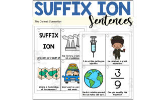 Suffix ION Sentence Reading Rings