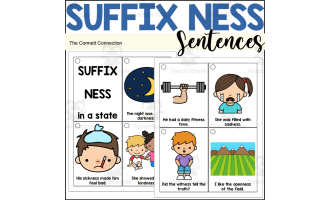 Suffix NESS Sentence Reading Rings
