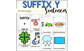 Suffix Y Sentence Reading Rings
