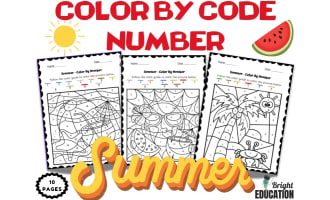 Summer Coloring Pages – End of the Year Coloring Sheets