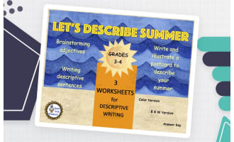 Summer Descriptive Writing Activities