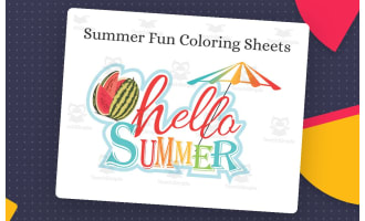 Summer Fun Coloring Pages
