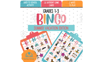 Summer Vacation Bingo