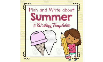 Summer Vacation Writing Prompts | End of Year Activity