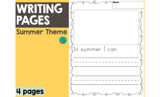 Summer Writing Pages