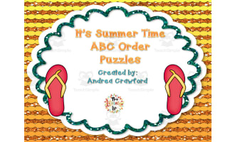 Summertime ABC Order Puzzles