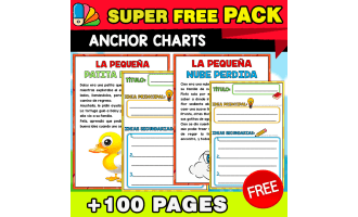 SUPER FREE PACK | Anchor Charts in Spanish